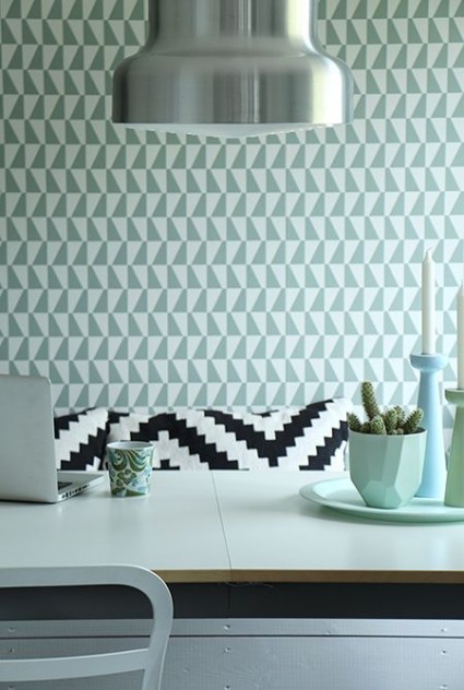 motivos geométricos en paredes