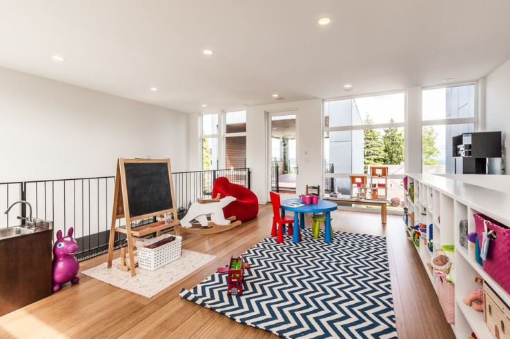 alfombra en un espacio de juego